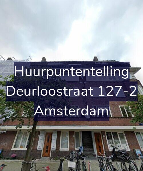 Foto gevel Huurpuntentelling voor Deurloostraat 127-2, Amsterdam