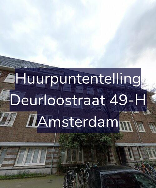 Foto gevel Huurpuntentelling voor Deurloostraat 49-H, Amsterdam