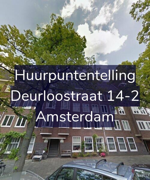 Foto gevel Huurpuntentelling voor Deurloostraat 14-2, Amsterdam