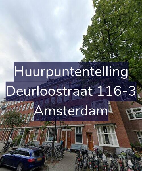 Foto gevel Huurpuntentelling voor Deurloostraat 116-3, Amsterdam