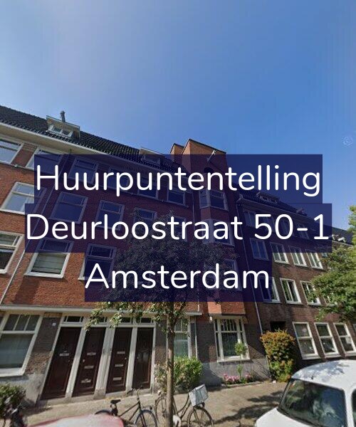 Foto gevel Huurpuntentelling voor Deurloostraat 50-1, Amsterdam