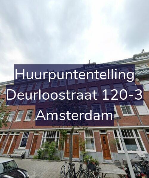 Foto gevel Huurpuntentelling voor Deurloostraat 120-3, Amsterdam