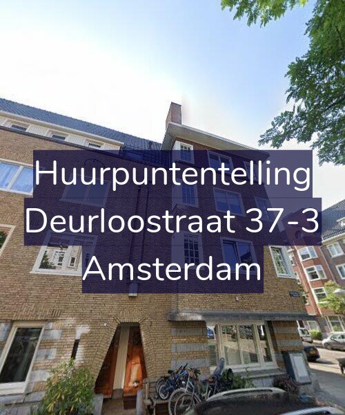 Foto gevel Huurpuntentelling voor Deurloostraat 37-3, Amsterdam