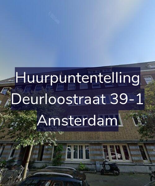 Foto gevel Huurpuntentelling voor Deurloostraat 39-1, Amsterdam