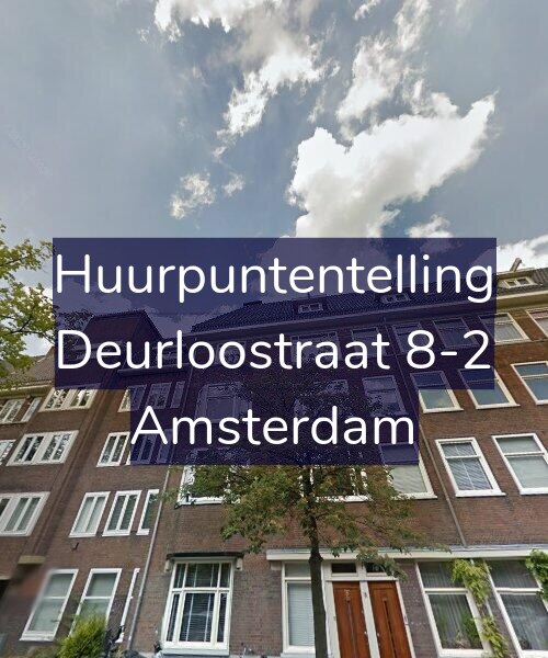 Foto gevel Huurpuntentelling voor Deurloostraat 8-2, Amsterdam