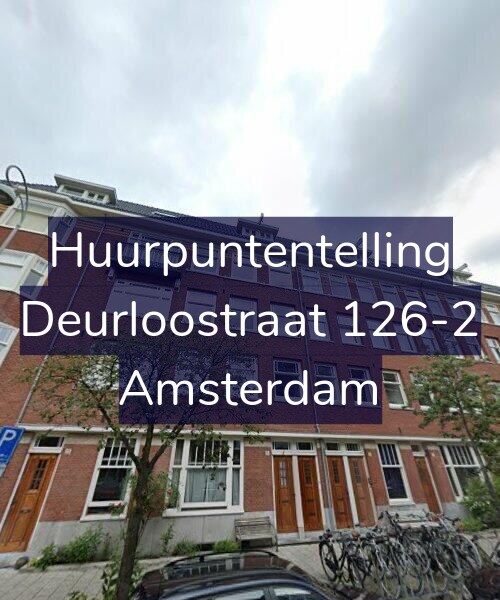 Foto gevel Huurpuntentelling voor Deurloostraat 126-2, Amsterdam