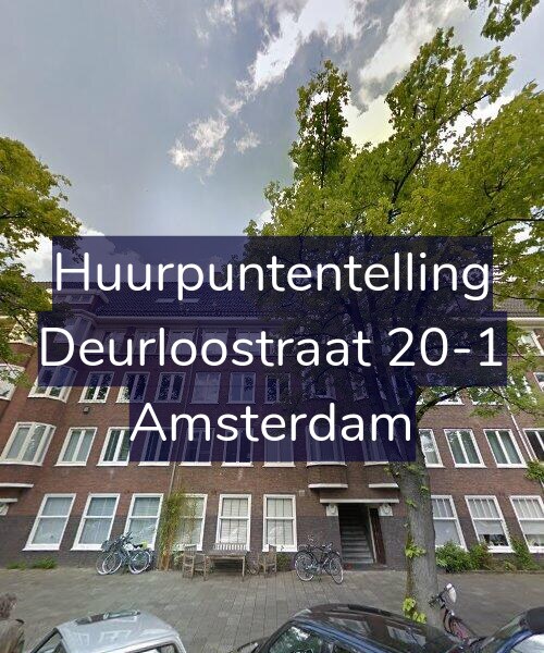 Foto gevel Huurpuntentelling voor Deurloostraat 20-1, Amsterdam
