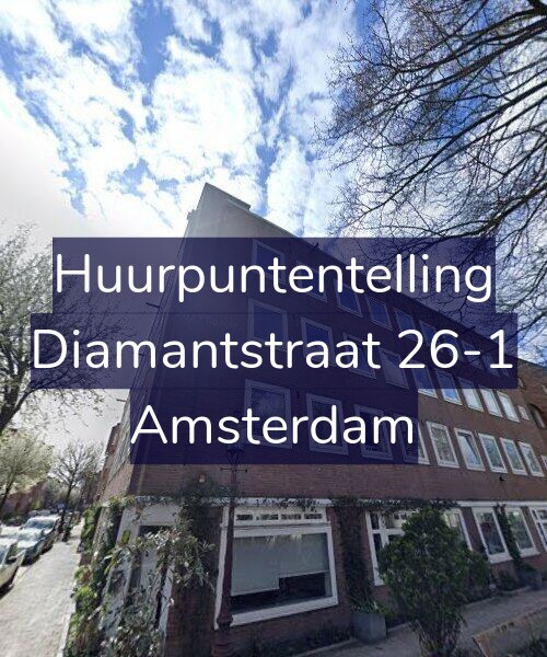 Foto gevel Huurpuntentelling voor Diamantstraat 26-1, Amsterdam