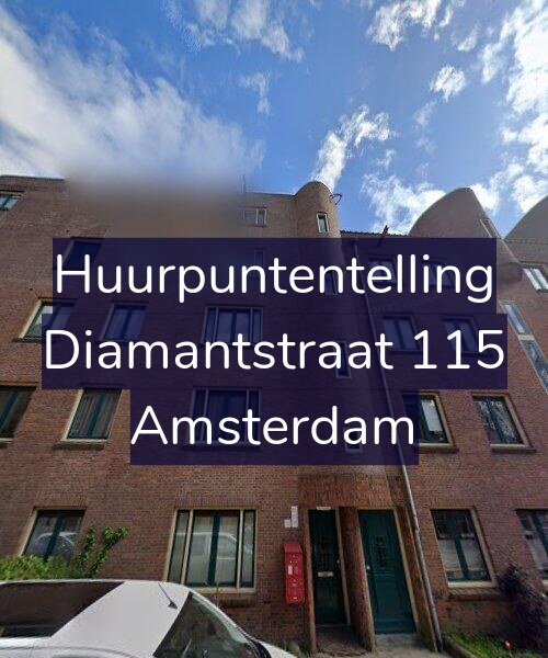 Foto gevel Huurpuntentelling voor Diamantstraat 115, Amsterdam