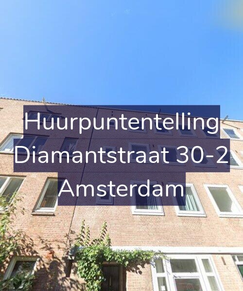 Foto gevel Huurpuntentelling voor Diamantstraat 30-2, Amsterdam