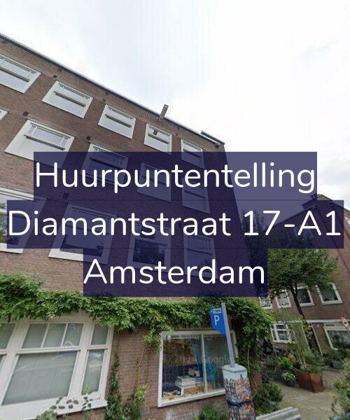 Foto gevel Huurpuntentelling voor Diamantstraat 17-A1, Amsterdam