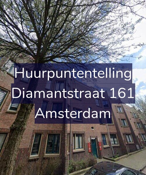 Foto gevel Huurpuntentelling voor Diamantstraat 161, Amsterdam