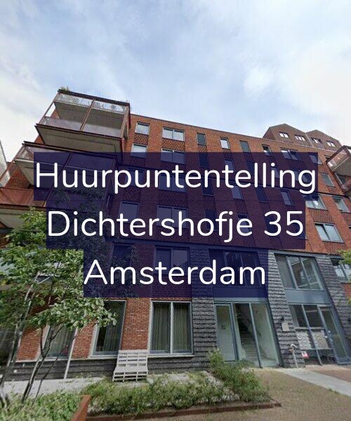 Foto gevel Huurpuntentelling voor Dichtershofje 35, Amsterdam