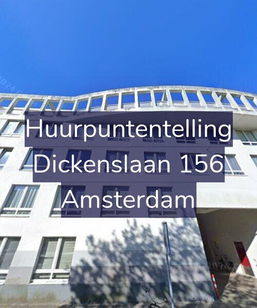Foto gevel Huurpuntentelling voor Dickenslaan 156, Amsterdam