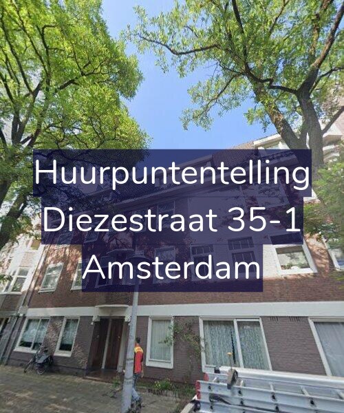 Foto gevel Huurpuntentelling voor Diezestraat 35-1, Amsterdam