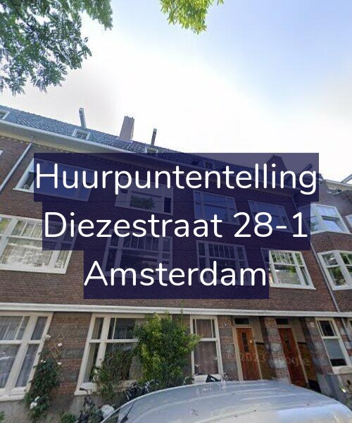 Foto gevel Huurpuntentelling voor Diezestraat 28-1, Amsterdam