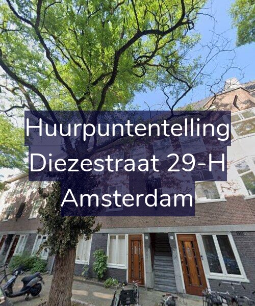 Foto gevel Huurpuntentelling voor Diezestraat 29-H, Amsterdam