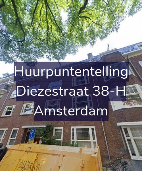 Foto gevel Huurpuntentelling voor Diezestraat 38-H, Amsterdam