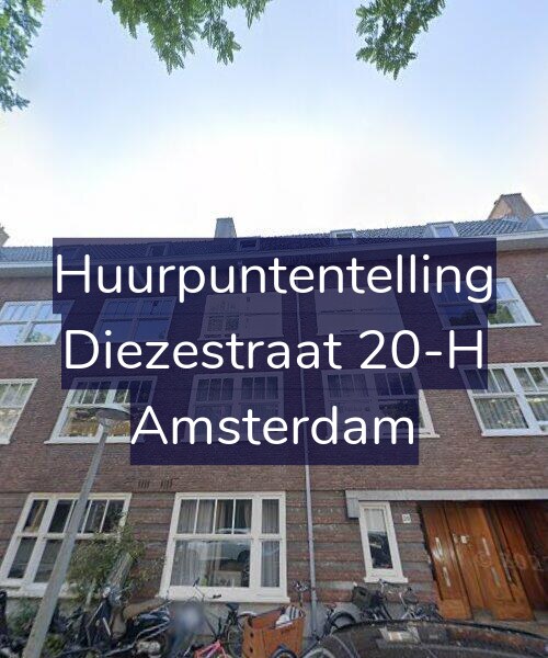 Foto gevel Huurpuntentelling voor Diezestraat 20-H, Amsterdam