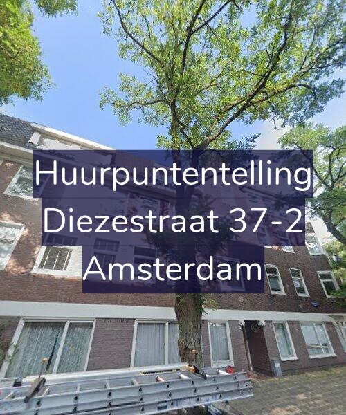 Foto gevel Huurpuntentelling voor Diezestraat 37-2, Amsterdam