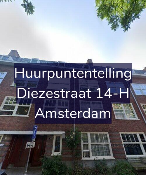 Foto gevel Huurpuntentelling voor Diezestraat 14-H, Amsterdam