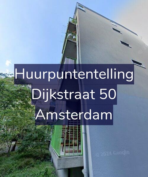 Foto gevel Huurpuntentelling voor Dijkstraat 50, Amsterdam