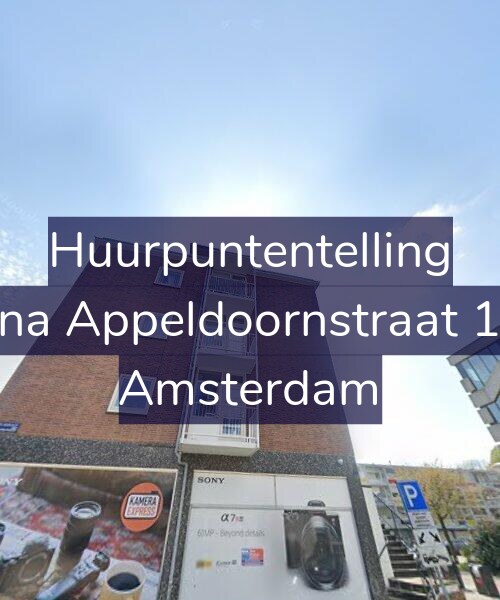 Foto gevel Huurpuntentelling voor Dina Appeldoornstraat 1-2, Amsterdam