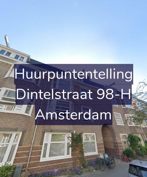 Foto gevel Huurpuntentelling voor Dintelstraat 98-H, Amsterdam