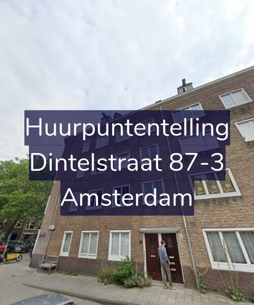 Foto gevel Huurpuntentelling voor Dintelstraat 87-3, Amsterdam