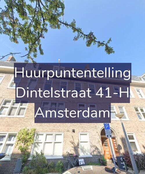 Foto gevel Huurpuntentelling voor Dintelstraat 41-H, Amsterdam