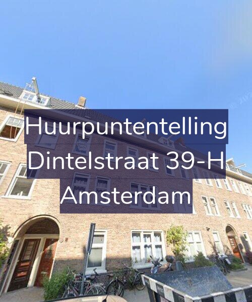 Foto gevel Huurpuntentelling voor Dintelstraat 39-H, Amsterdam