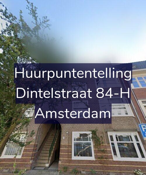 Foto gevel Huurpuntentelling voor Dintelstraat 84-H, Amsterdam