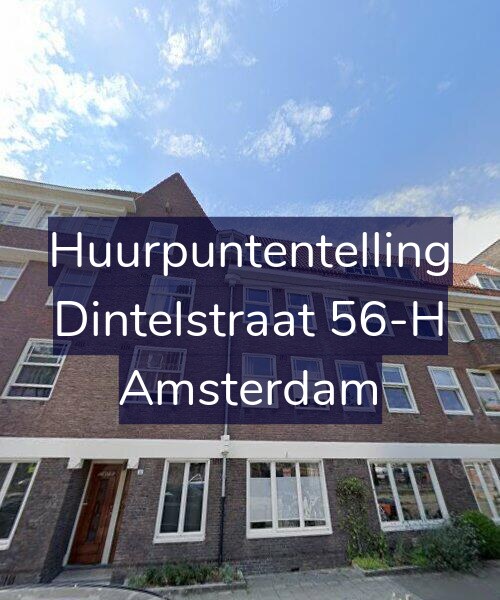 Foto gevel Huurpuntentelling voor Dintelstraat 56-H, Amsterdam