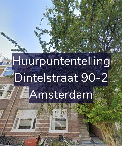 Foto gevel Huurpuntentelling voor Dintelstraat 90-2, Amsterdam