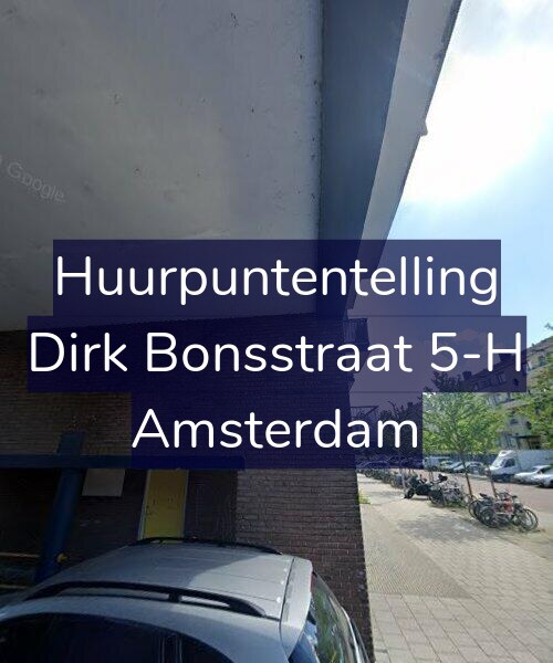 Foto gevel Huurpuntentelling voor Dirk Bonsstraat 5-H, Amsterdam