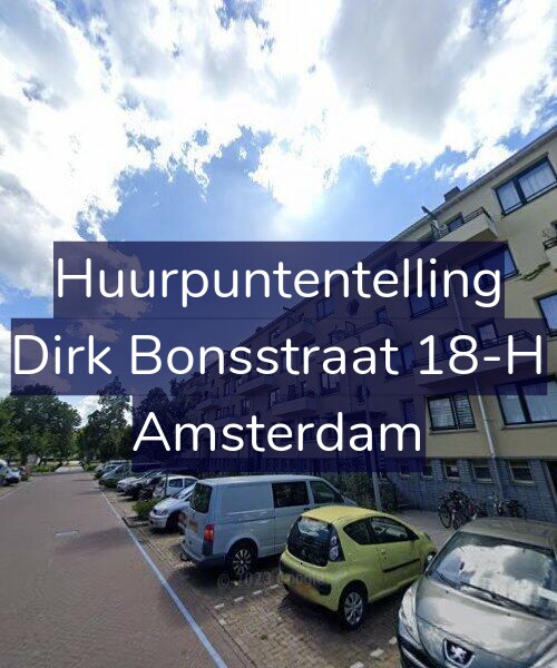 Foto gevel Huurpuntentelling voor Dirk Bonsstraat 18-H, Amsterdam
