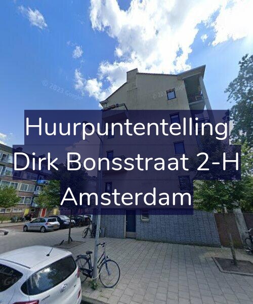 Foto gevel Huurpuntentelling voor Dirk Bonsstraat 2-H, Amsterdam
