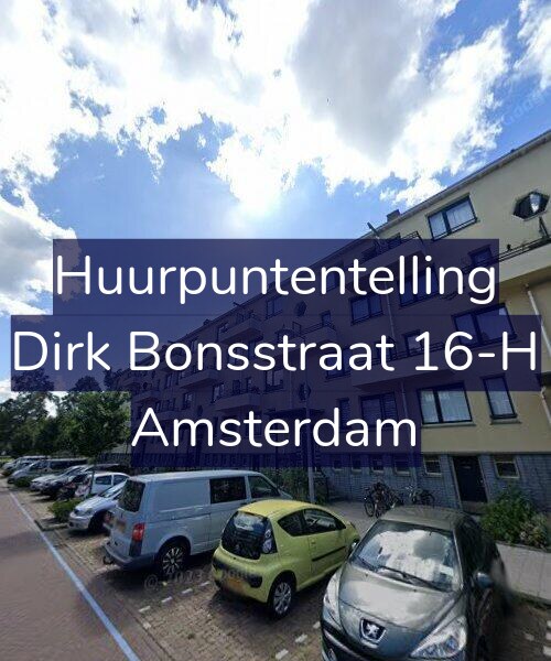 Foto gevel Huurpuntentelling voor Dirk Bonsstraat 16-H, Amsterdam