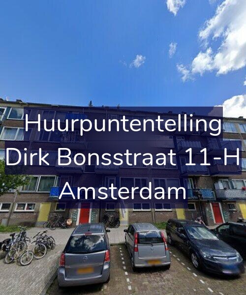 Foto gevel Huurpuntentelling voor Dirk Bonsstraat 11-H, Amsterdam