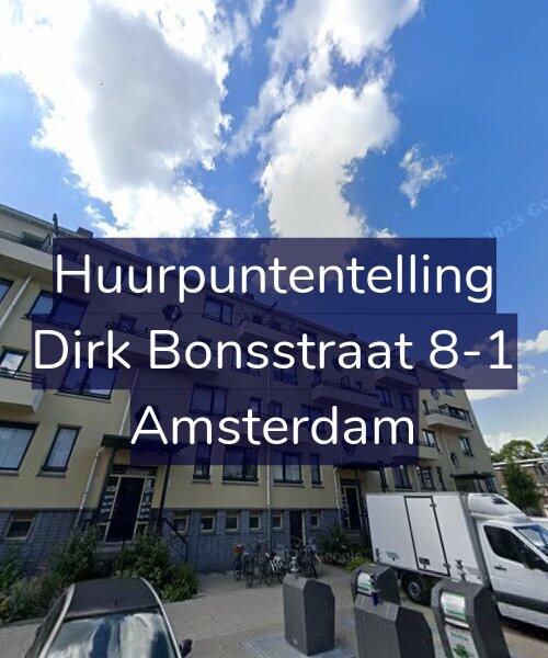 Foto gevel Huurpuntentelling voor Dirk Bonsstraat 8-1, Amsterdam