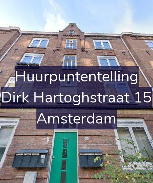 Foto gevel Huurpuntentelling voor Dirk Hartoghstraat 15, Amsterdam