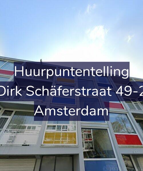 Foto gevel Huurpuntentelling voor Dirk Schäferstraat 49-2, Amsterdam