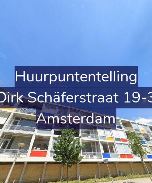 Foto gevel Huurpuntentelling voor Dirk Schäferstraat 19-3, Amsterdam