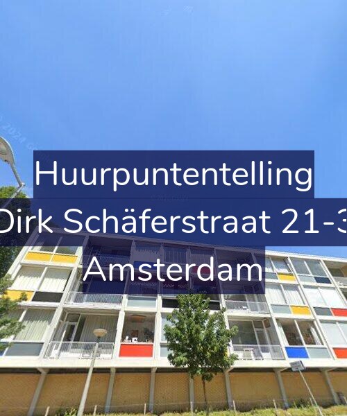 Foto gevel Huurpuntentelling voor Dirk Schäferstraat 21-3, Amsterdam