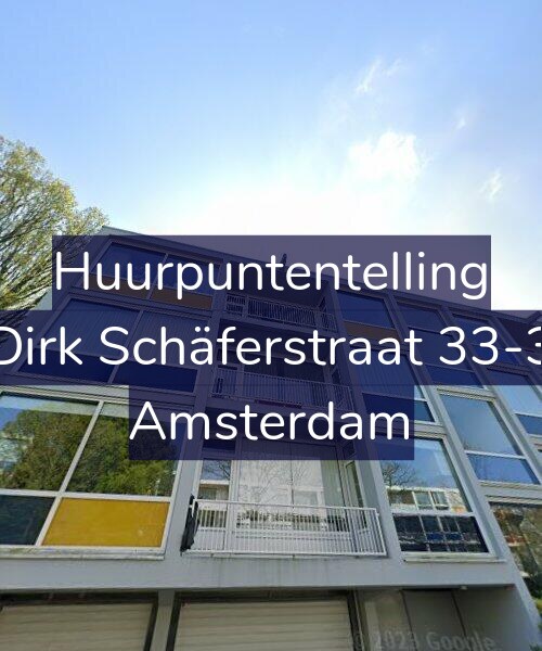Foto gevel Huurpuntentelling voor Dirk Schäferstraat 33-3, Amsterdam