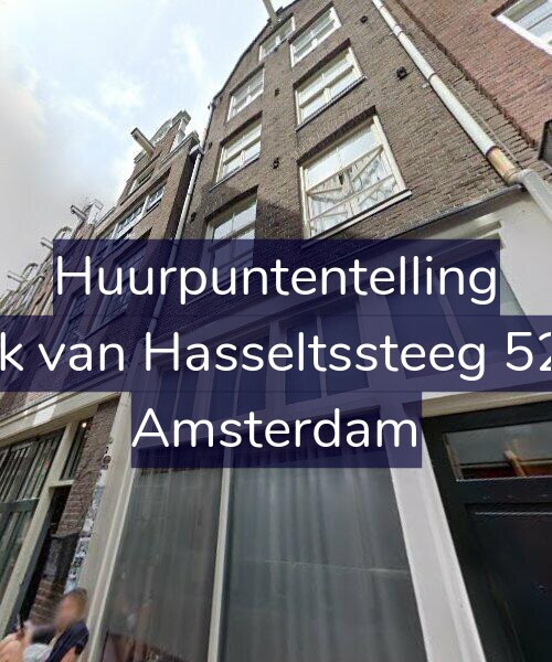 Foto gevel Huurpuntentelling voor Dirk van Hasseltssteeg 52-C, Amsterdam