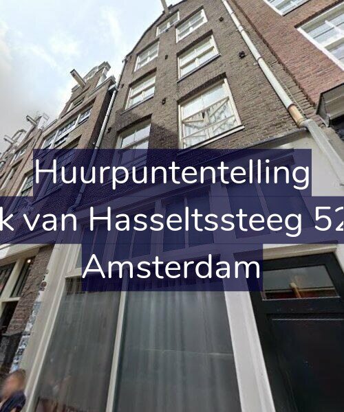 Foto gevel Huurpuntentelling voor Dirk van Hasseltssteeg 52-D, Amsterdam