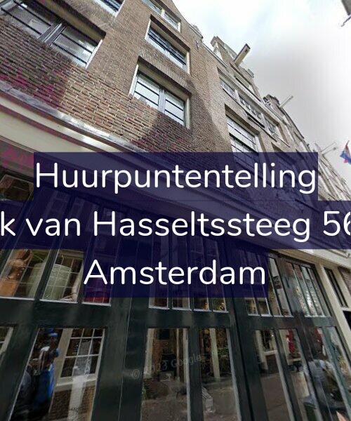 Foto gevel Huurpuntentelling voor Dirk van Hasseltssteeg 56-2, Amsterdam