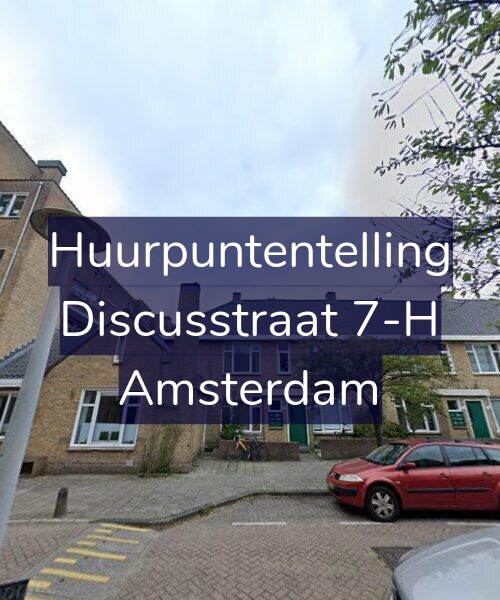 Foto gevel Huurpuntentelling voor Discusstraat 7-H, Amsterdam