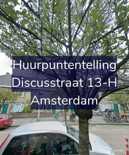 Foto gevel Huurpuntentelling voor Discusstraat 13-H, Amsterdam
